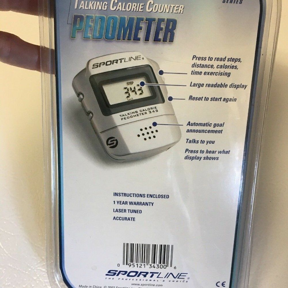 2003 Sportline Talking Calorie Counter Pedometer - Picture 5 of 7